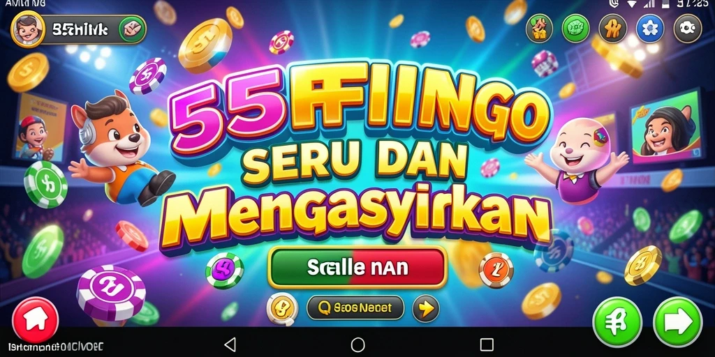 Screenshot gameplay Bingo dengan tampilan yang menarik dan interaktif.