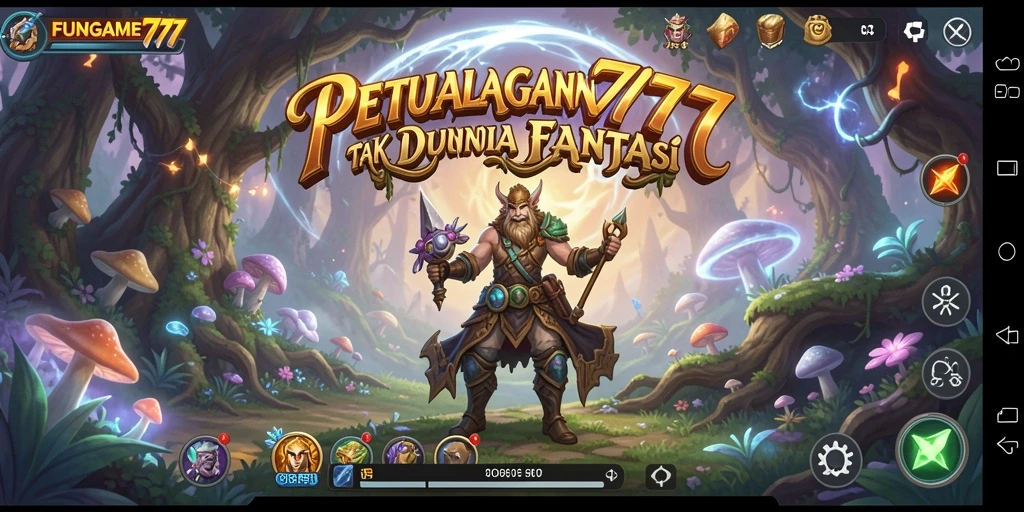 Tampilan gameplay FUNGAME777 yang menakjubkan dan menantang.