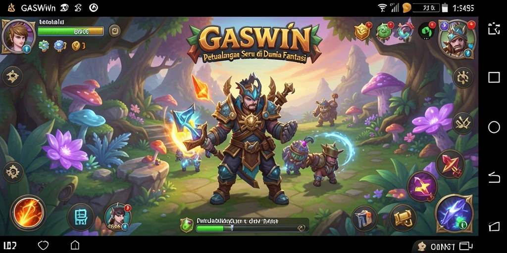 Screenshot dari gameplay seru GASWIN yang menampilkan petualangan mendebarkan.