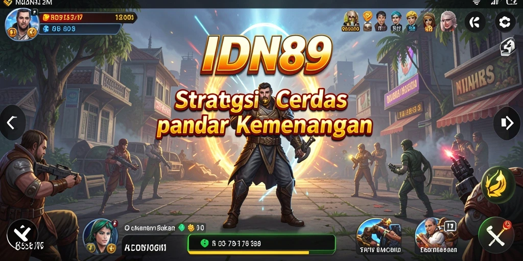 Tampilan permainan strategi yang mendebarkan dan penuh aksi.