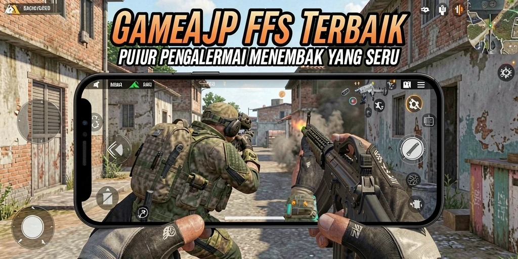 Screenshot gameplay IMBAJP menampilkan aksi menembak yang intens.
