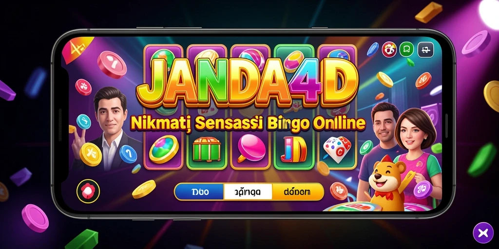 Screenshot gameplay JANDA4D dengan suasana Bingo yang seru.