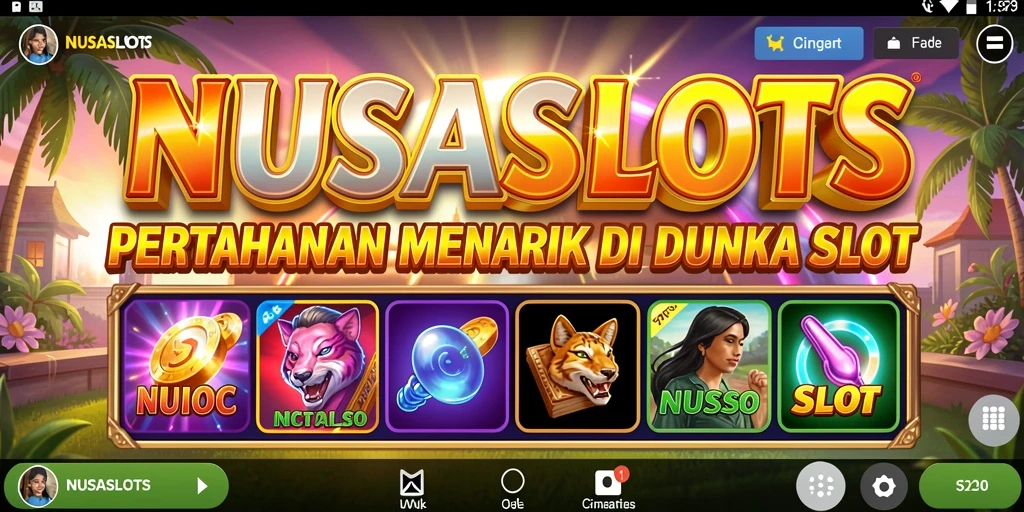 Tampilan gameplay menegangkan NUSASLOTS dalam pertahanan menara.