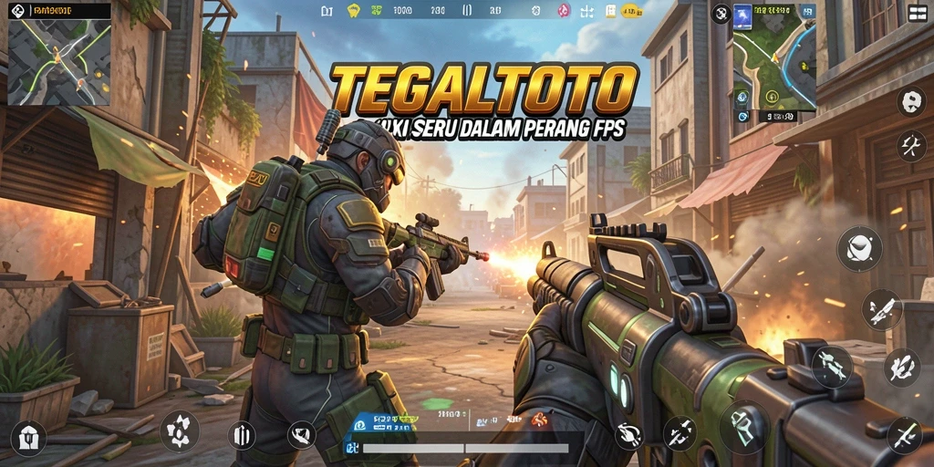 Tampilan gameplay seru dari TEGALTOTO dalam aksi FPS.