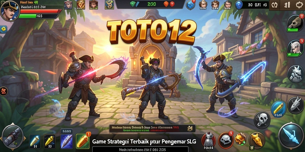 Tangkapan layar yang menunjukkan intense gameplay dan strategi di TOTO12.