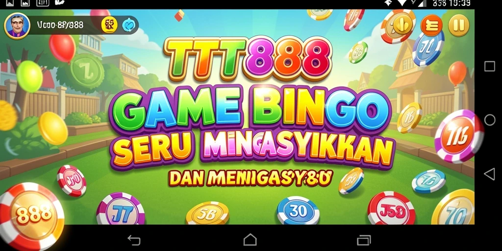 Tampilan gameplay seru dari TTT888 yang menampilkan suasana Bingo.