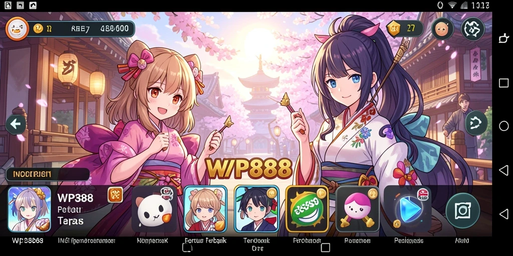 Tampilan gameplay WP888 yang seru dan mendebarkan.